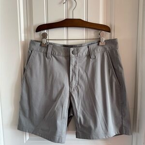 RHONE | Men's Grey Performance Shorts | Commuter 7”